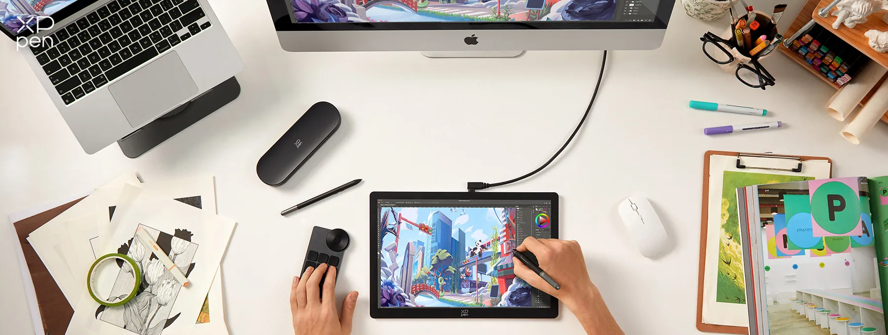 drawing with xppen artist ultra 14